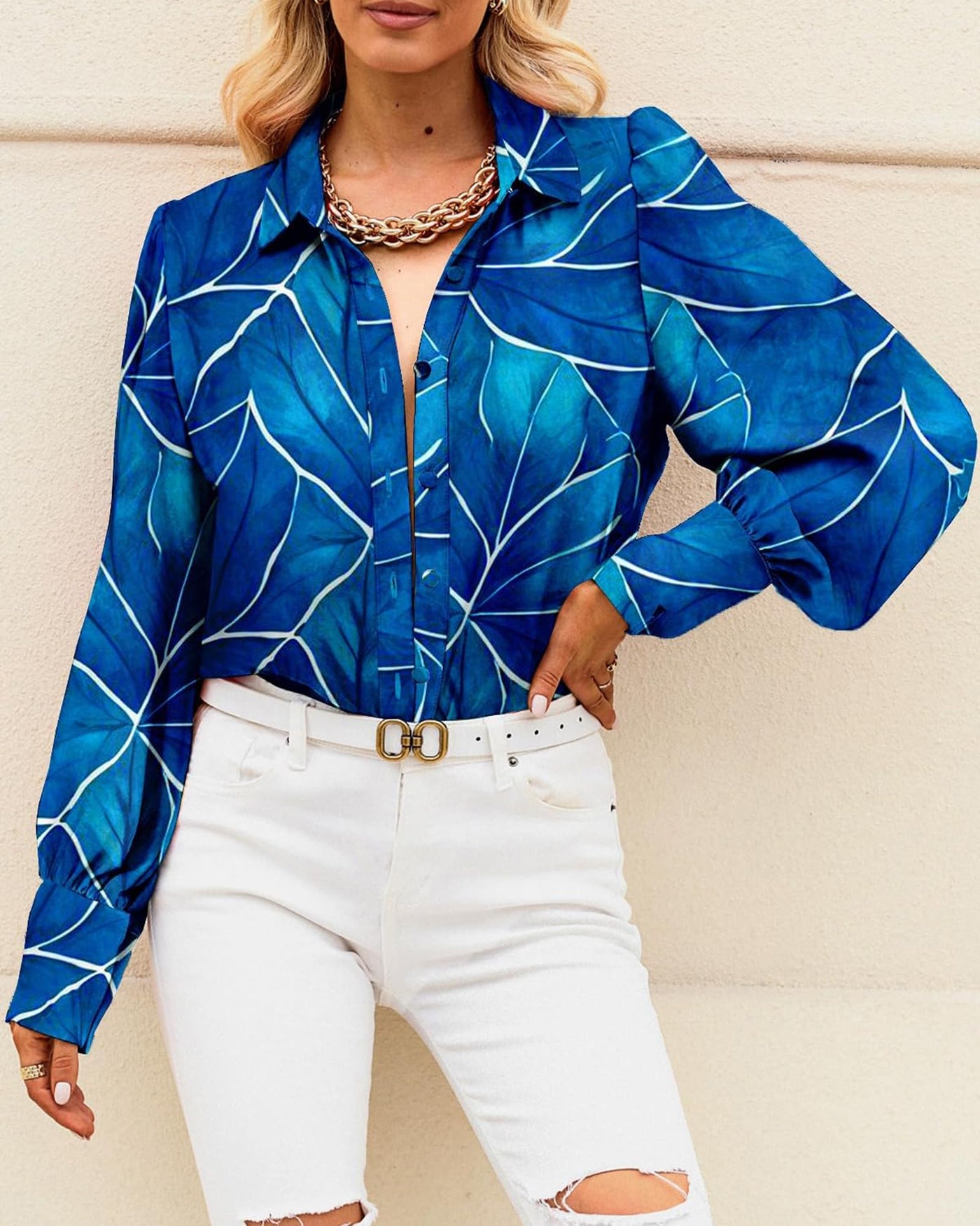 Boho Floral Blouse