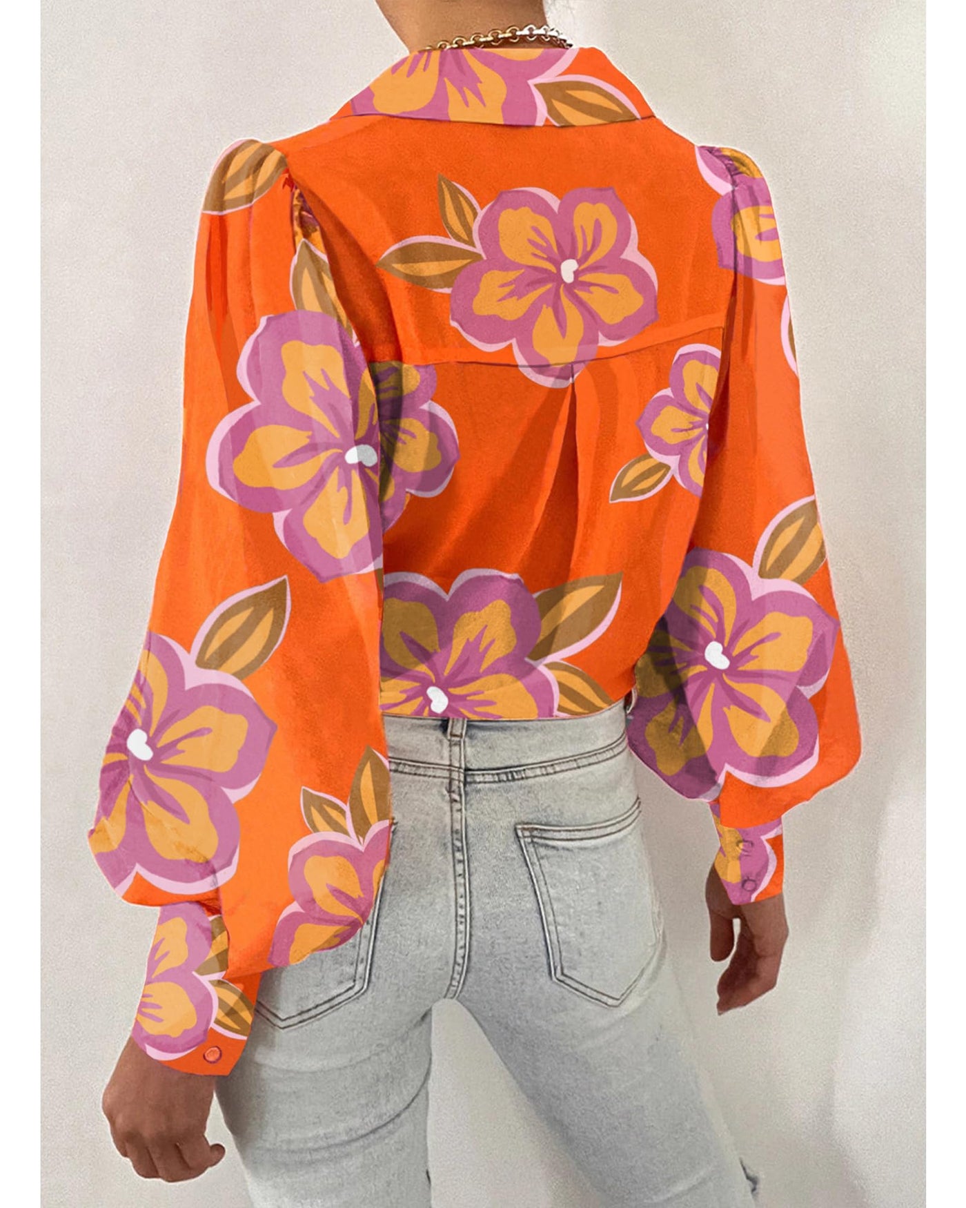Boho Floral Blouse