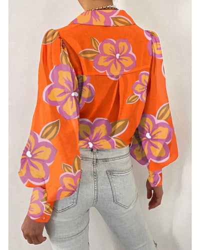 Boho Floral Blouse