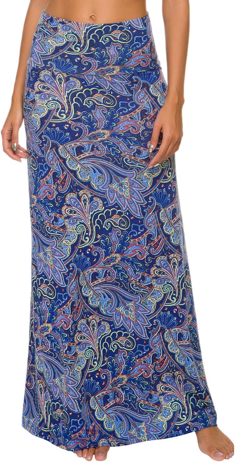 Ruched, High Waist  Flared Midi Skirt