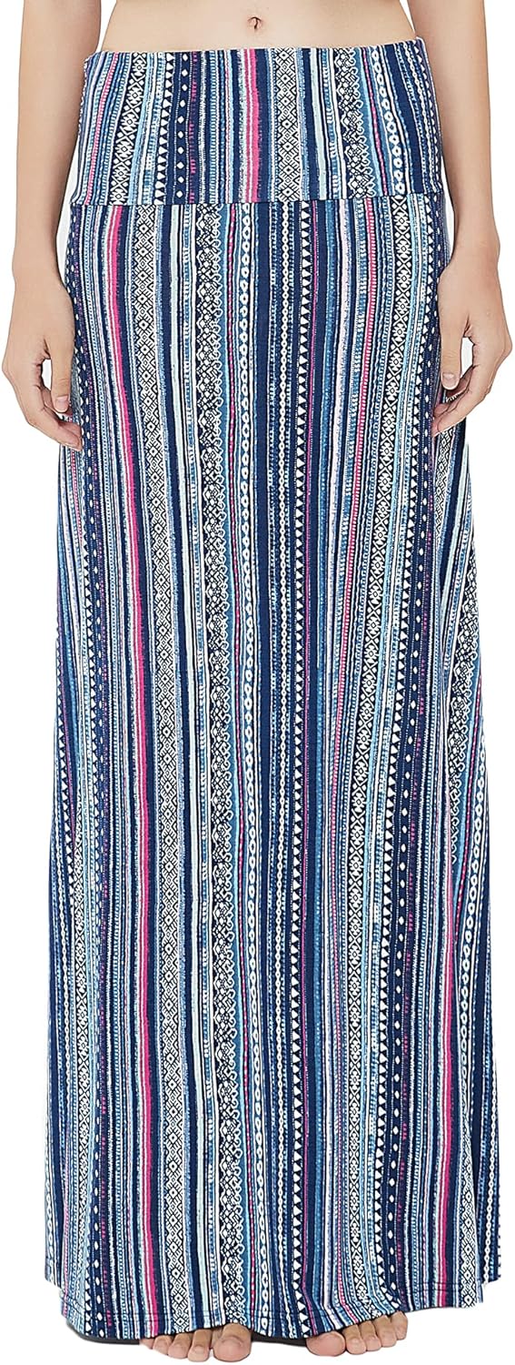 Ruched, High Waist  Flared Midi Skirt