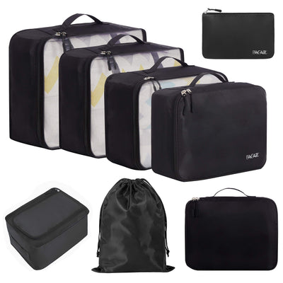 8 Set Packing Cubes Luggage Packing Organizers