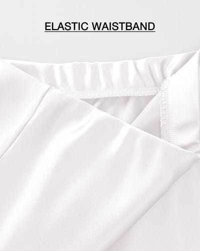 Long Satin Skirt