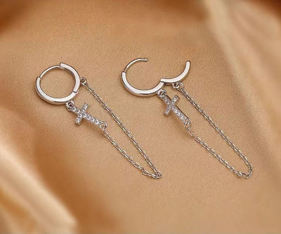 Dangle Hoop Earrings