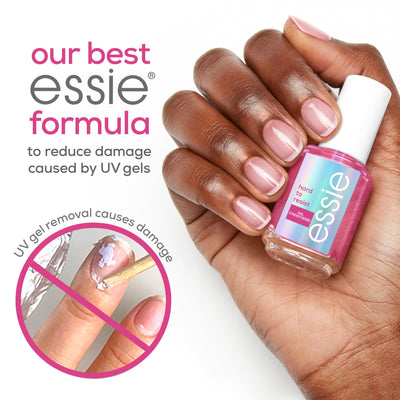 essie good to go vegan top coat, fast dry,  nail polish