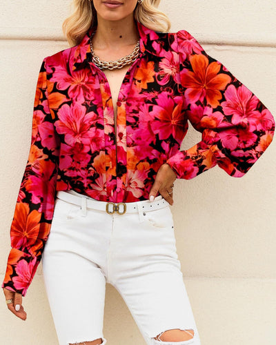 Boho Floral Blouse
