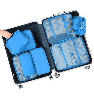 8 Set Packing Cubes Luggage Packing Organizers