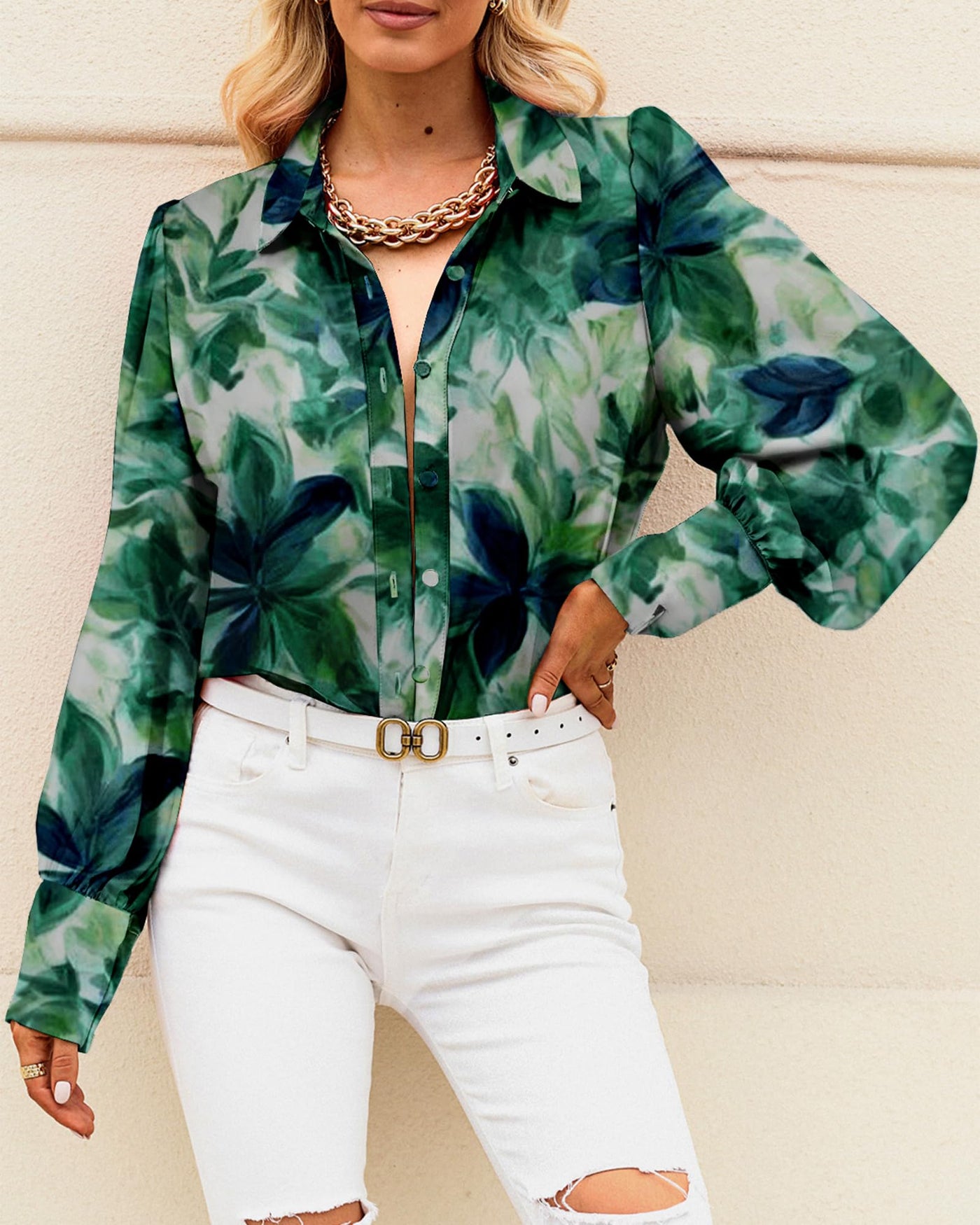 Boho Floral Blouse