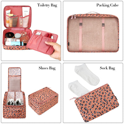 8 Set Packing Cubes Luggage Packing Organizers