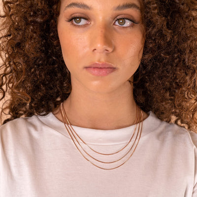 PAVOI 14K Gold Plated Dainty Layering Necklaces