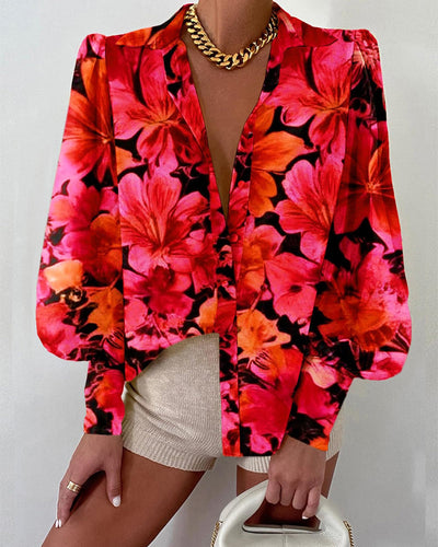 Boho Floral Blouse