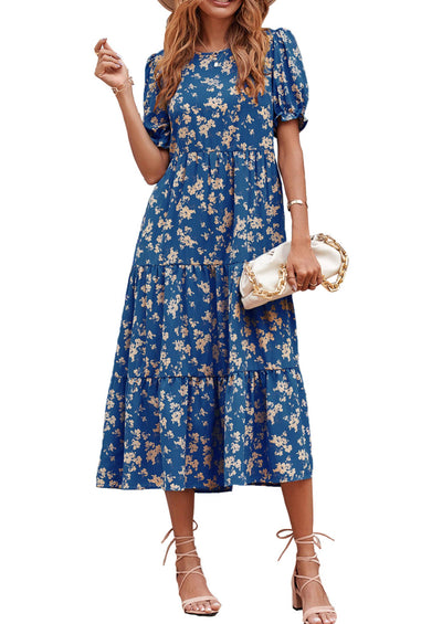 Boho Dress Floral Print Dresse