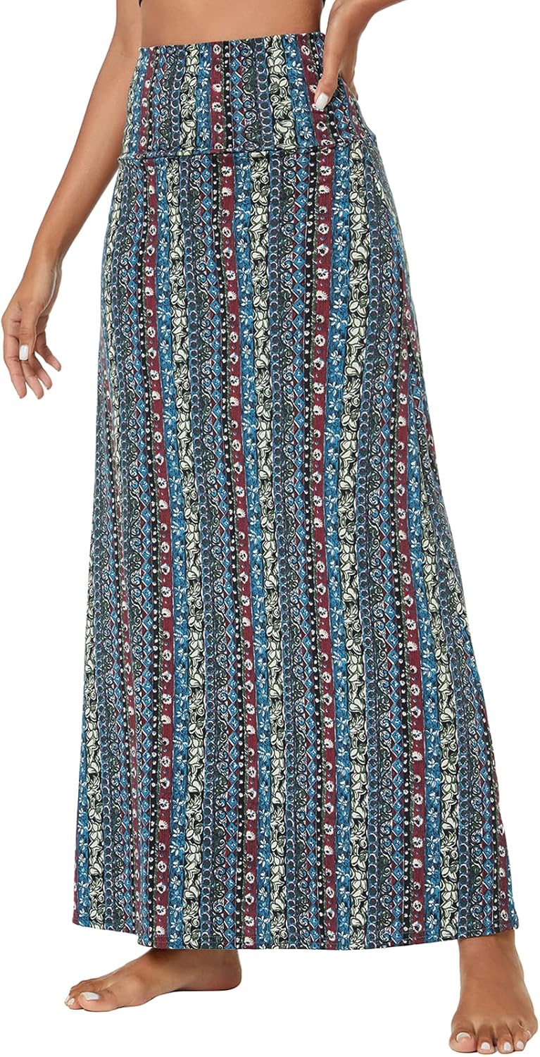 Ruched, High Waist  Flared Midi Skirt