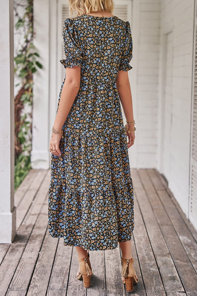 Boho Dress Floral Print Dresse