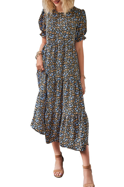 Boho Dress Floral Print Dresse