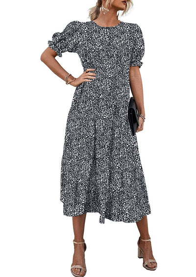 Boho Dress Floral Print Dresse