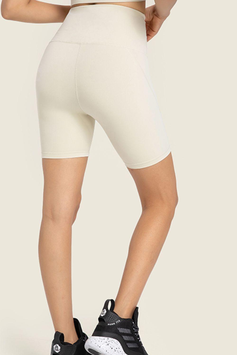 Millennia Seamless High-Rise Wide Waistband Biker Shorts - Curated by tt