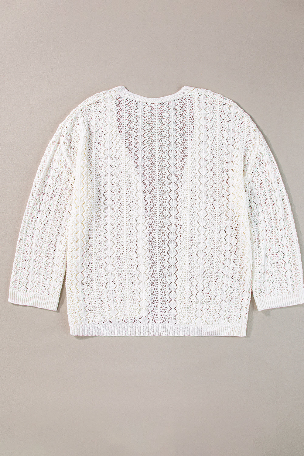 Knit Drop Shoulder Cardigan
