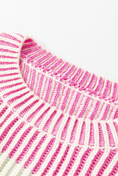 Knit Bubble Sleeve Sweater