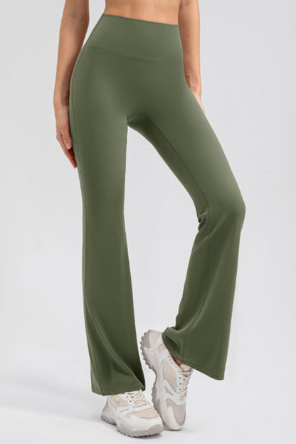 High Waist Straight Active Pants - Curated by tt