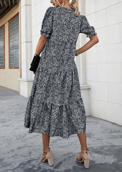 Boho Dress Floral Print Dresse