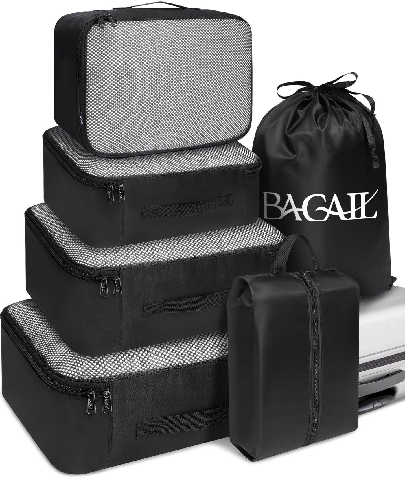 8 Set Packing Cubes Luggage Packing Organizers