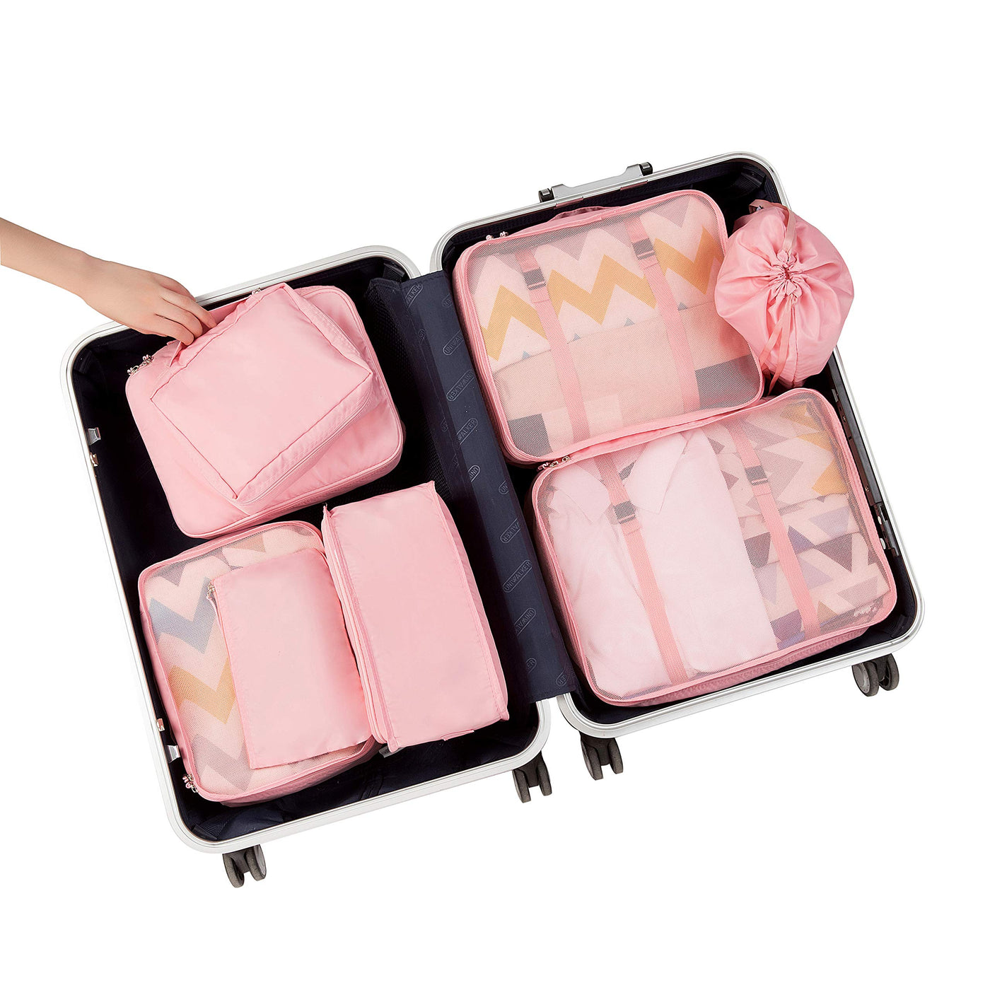 8 Set Packing Cubes Luggage Packing Organizers