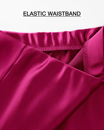 Long Satin Skirt