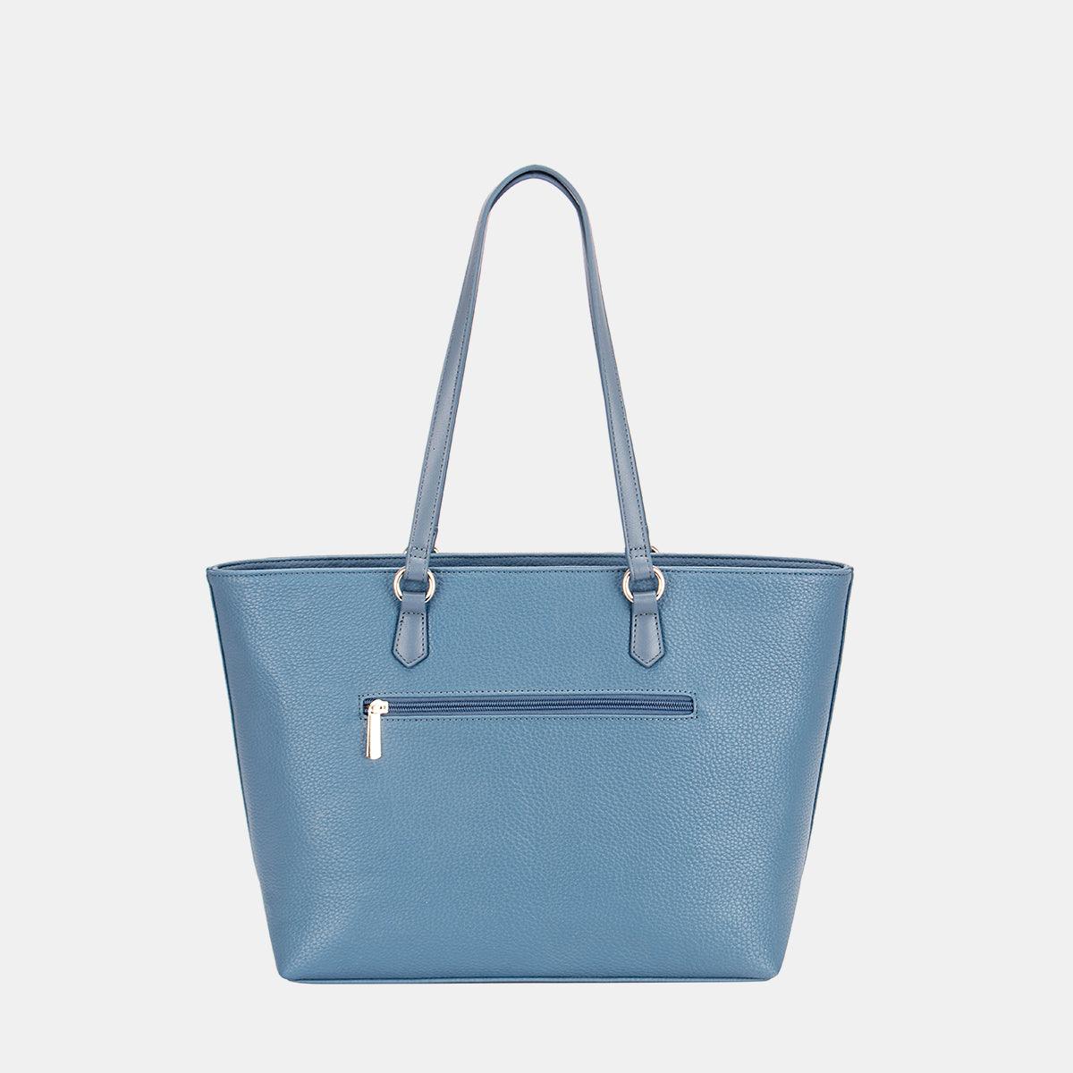 Faux Leather Tote Bag - Curated by tt