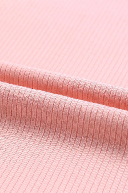 Ruffled Round Neck Cap Sleeve Blouse - Curated by tt