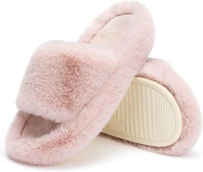 Cozy Fur House Slippers - Curated by tt