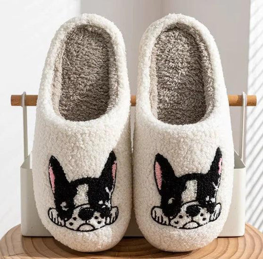 Bulldog Slippers - Curated by tt