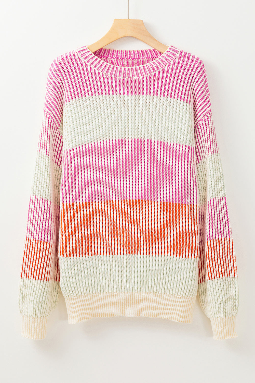 Knit Bubble Sleeve Sweater