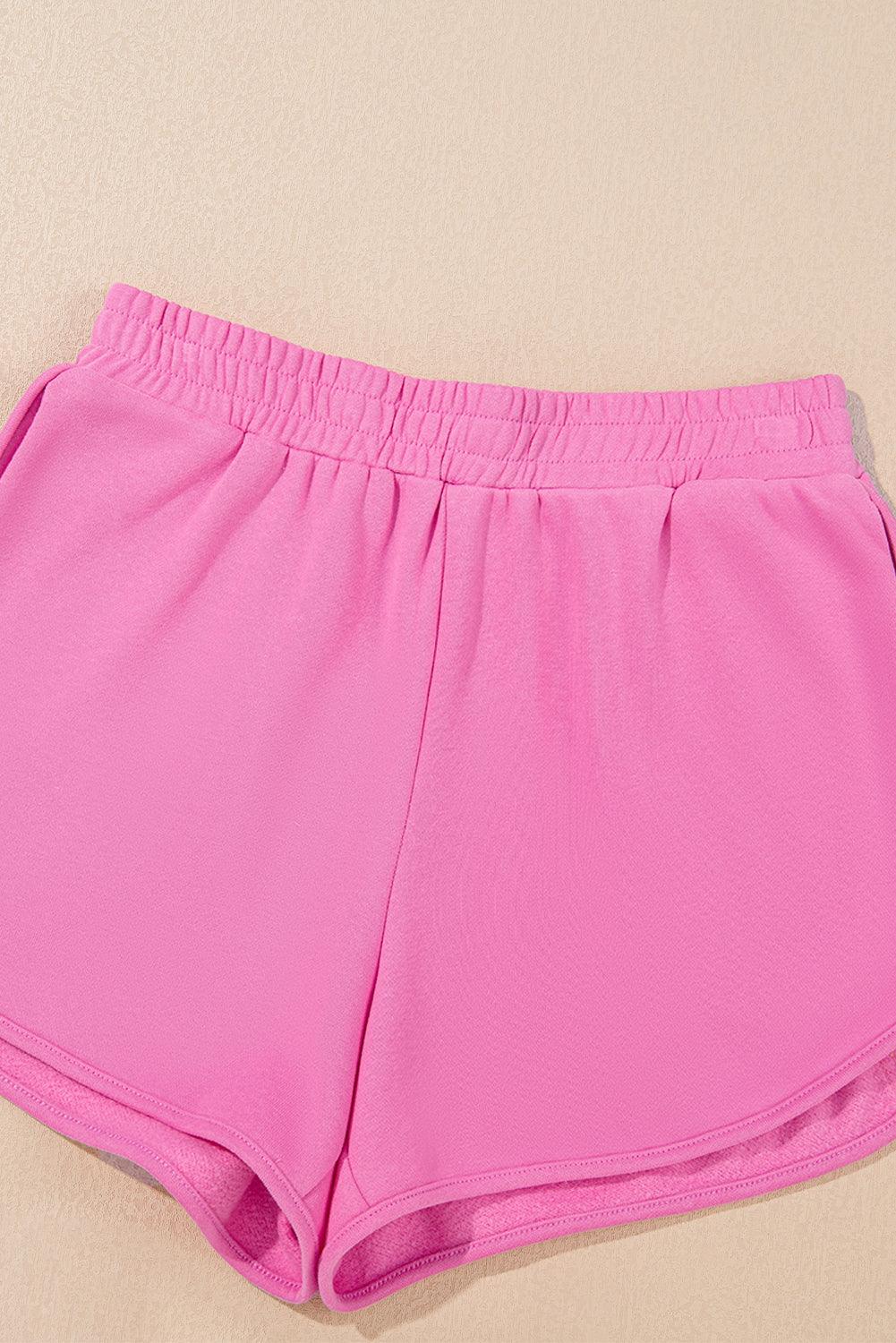 Bonbon Striped Pullover & Shorts Set - Curated by tt