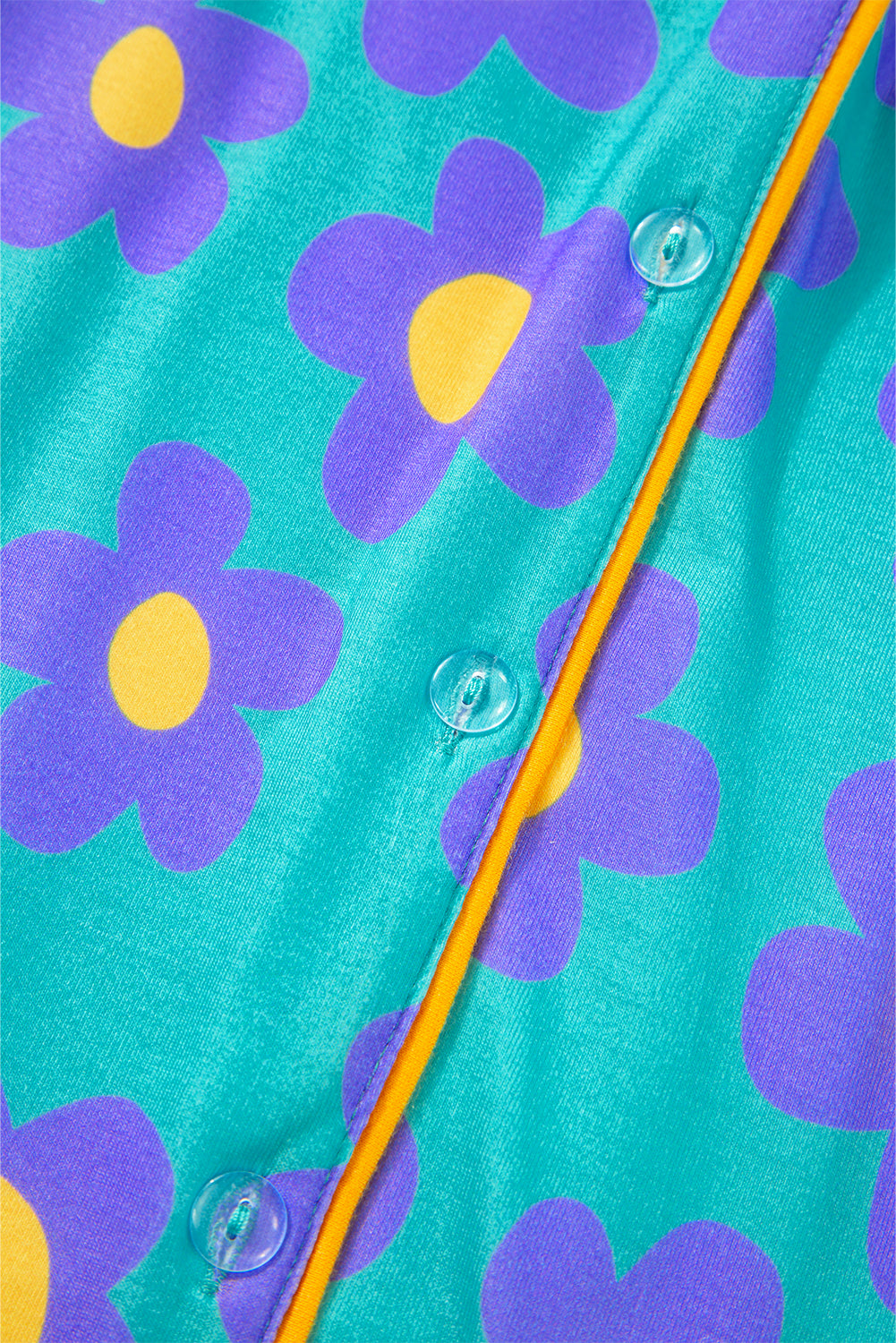 Flower Print Pajamas Set