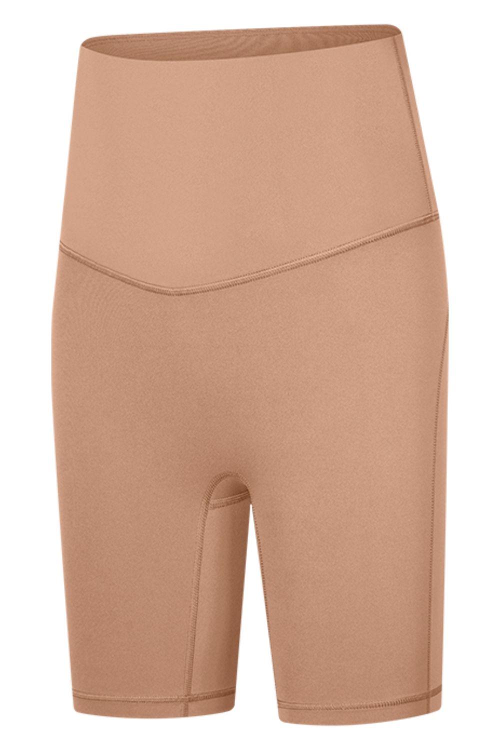 Millennia Seamless High-Rise Wide Waistband Biker Shorts - Curated by tt
