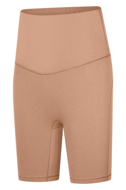 Millennia Seamless High-Rise Wide Waistband Biker Shorts - Curated by tt