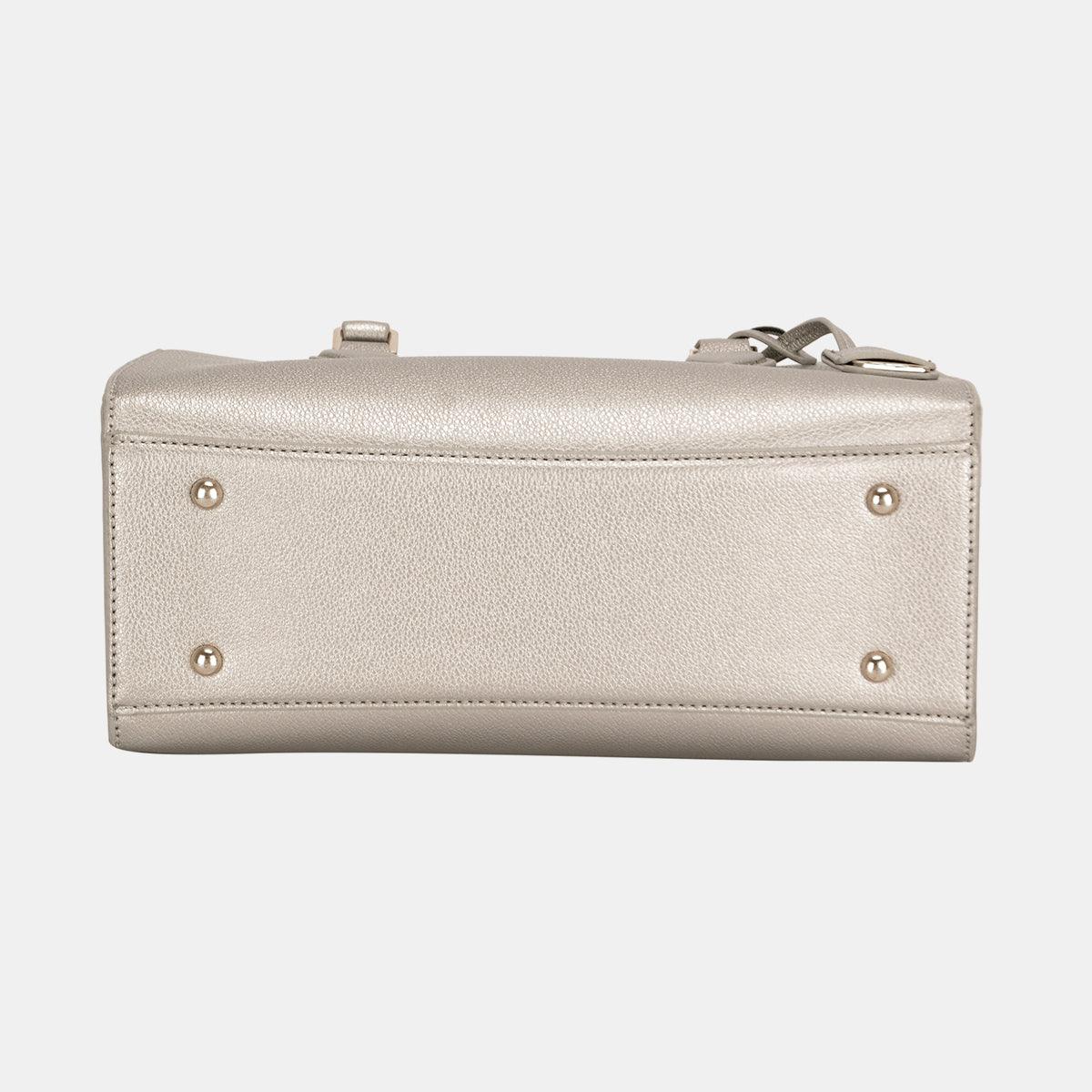 Faux Leather Handbag - Curated by tt