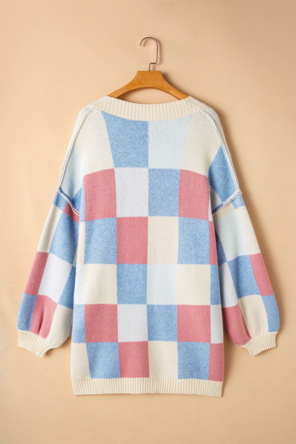 Checkered Cardigan