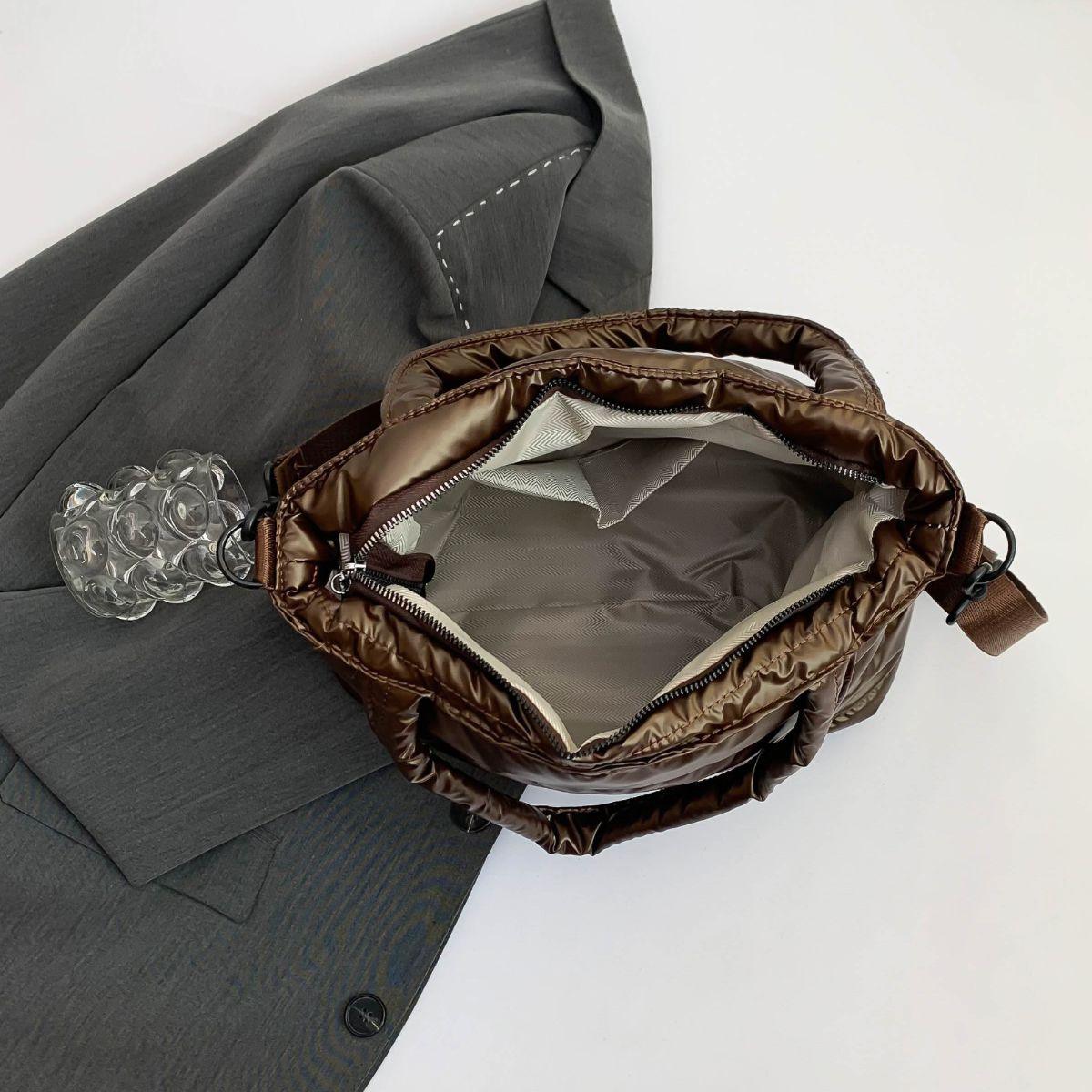 NYLON Detachable Strap Crossbody Bag - Curated by tt