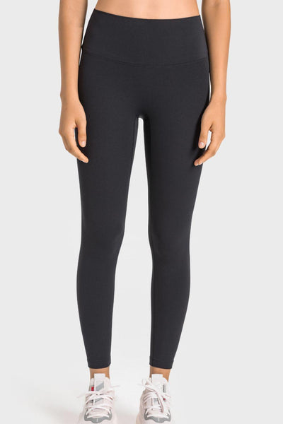 Millennia High-Rise Wide Waistband Yoga Leggings - Curated by tt