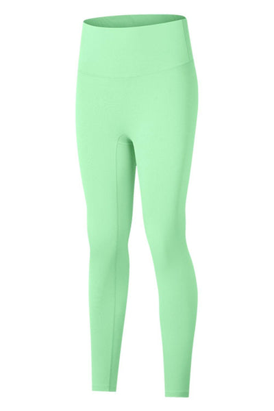 Millennia High-Rise Wide Waistband Yoga Leggings - Curated by tt