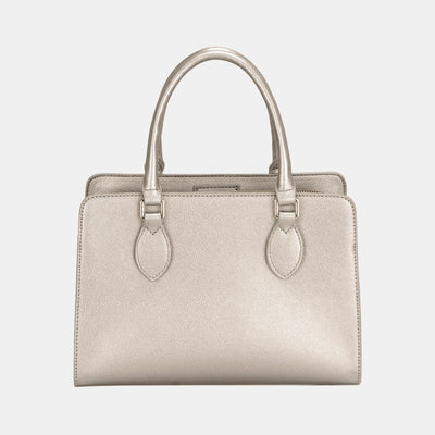 Faux Leather Handbag - Curated by tt