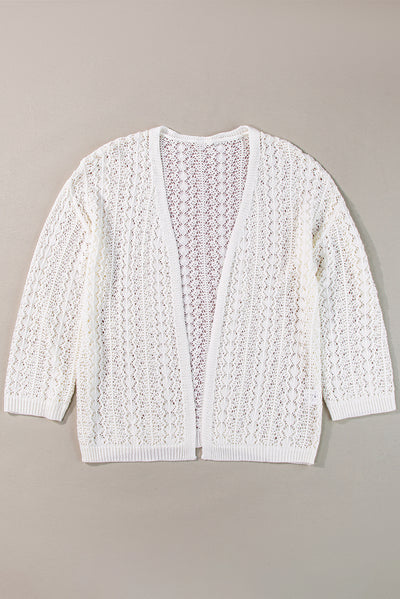 Knit Drop Shoulder Cardigan