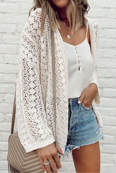 Knit Drop Shoulder Cardigan