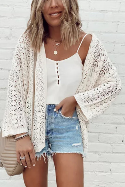 Knit Drop Shoulder Cardigan