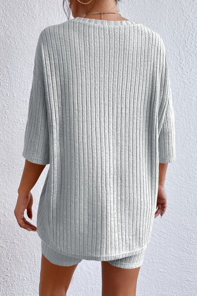 Ribbed Loose Fit  Lounge Set