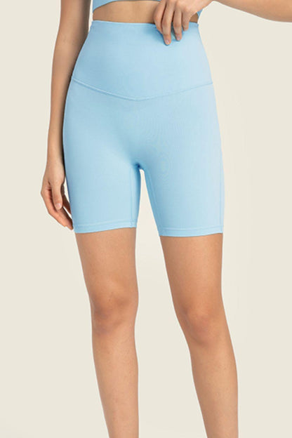 Millennia Seamless High-Rise Wide Waistband Biker Shorts - Curated by tt