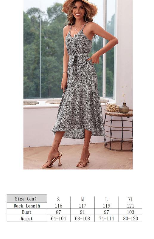 Midi Print Dress - Curated by tt