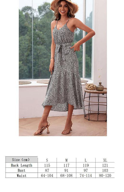 Midi Print Dress - Curated by tt